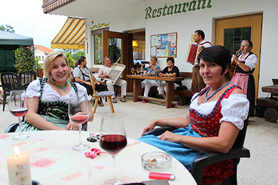 Terrasse Gasthof Tiefenbrunn